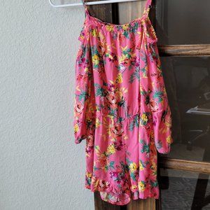 Childern's Place girl's pink floral romper